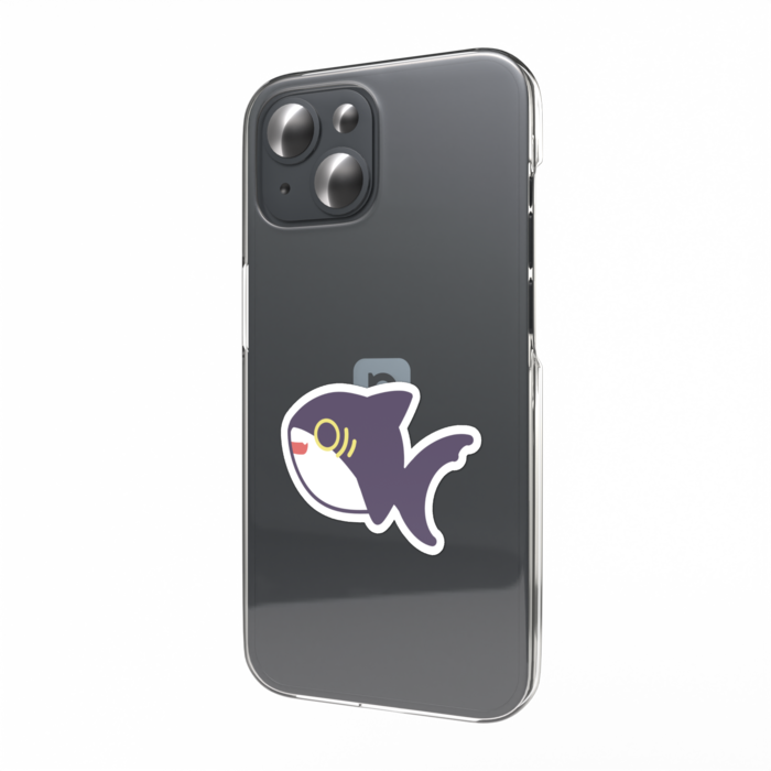 スマホステッカー - W55 × H91mm 以内【サメ】