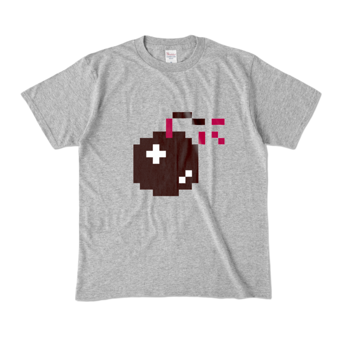 カラーTシャツ - M - 杢グレー (濃色)