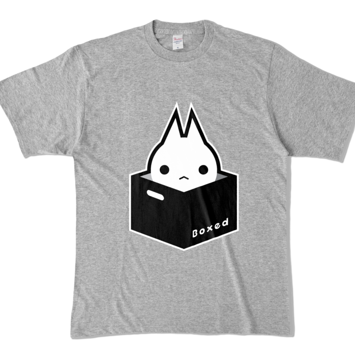 【濃Ｔ】白：XL（杢グレー）