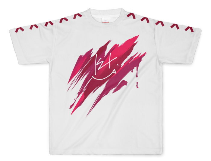 フルグラフィックTシャツ - L - 赤