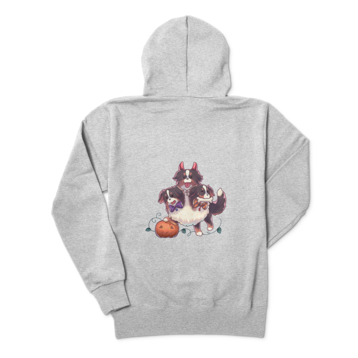 ジップパーカー - M - 杢グレー