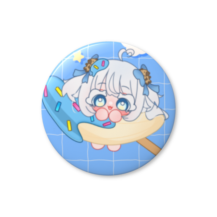 缶バッジ[チョコバナナ]- 25mm