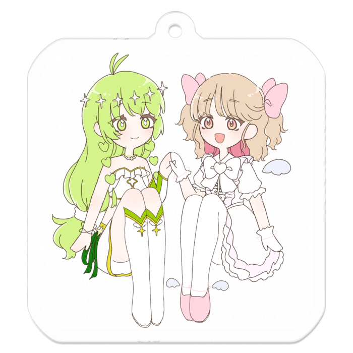 アクリルキーホルダー - 50 x 50 (mm)