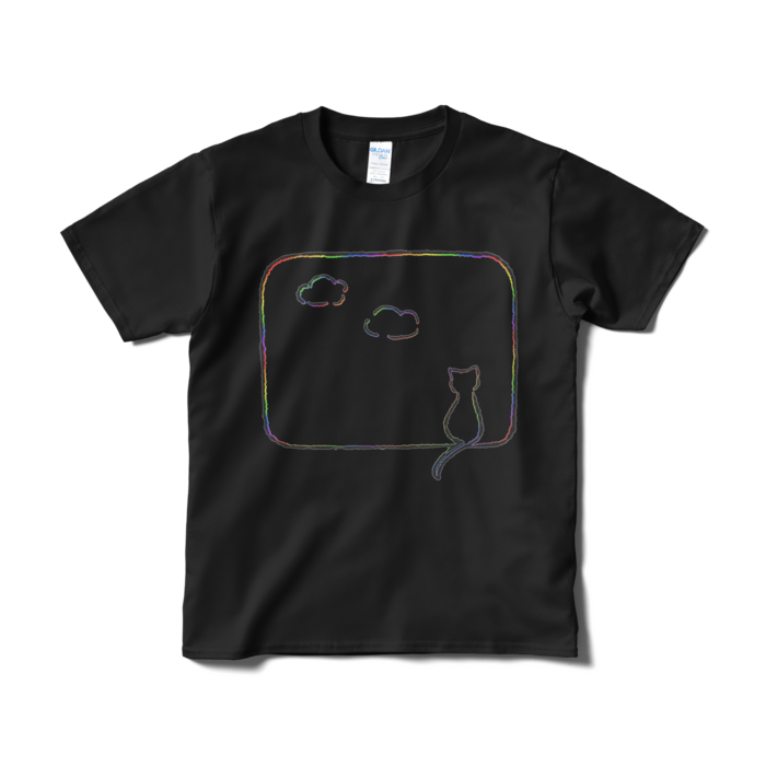 Tシャツ（シャドウ） - S - ブラック