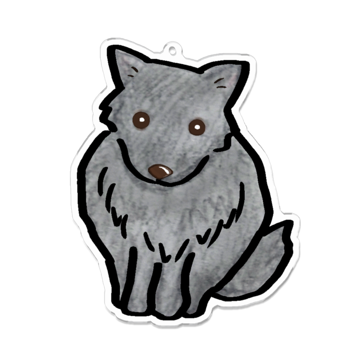 アクリルキーホルダー - 約100 x 100 (mm)