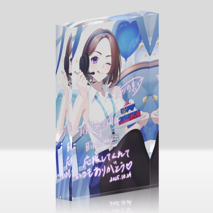 アクリルブロック - 100x148mm