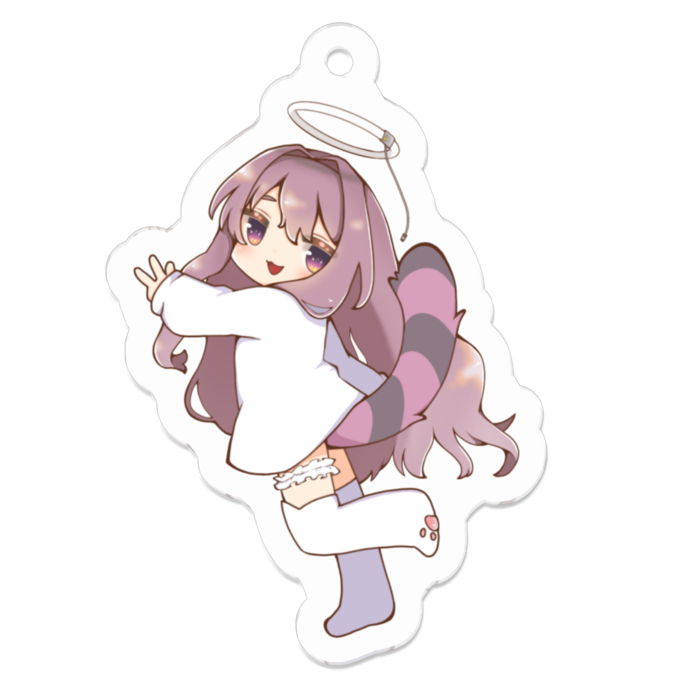 アクリルキーホルダー - 50 x 50 (mm)