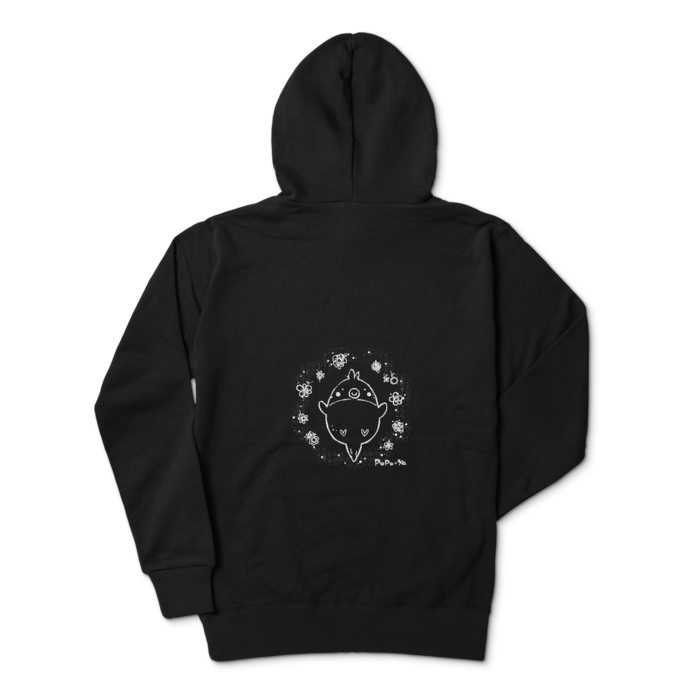 ジップパーカー - L - ブラック