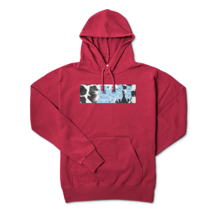 パーカー - L - バーガンディ