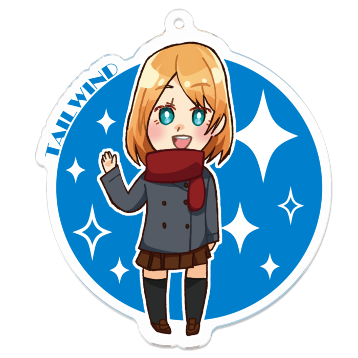 アクリルキーホルダー - 70 x 70 (mm)