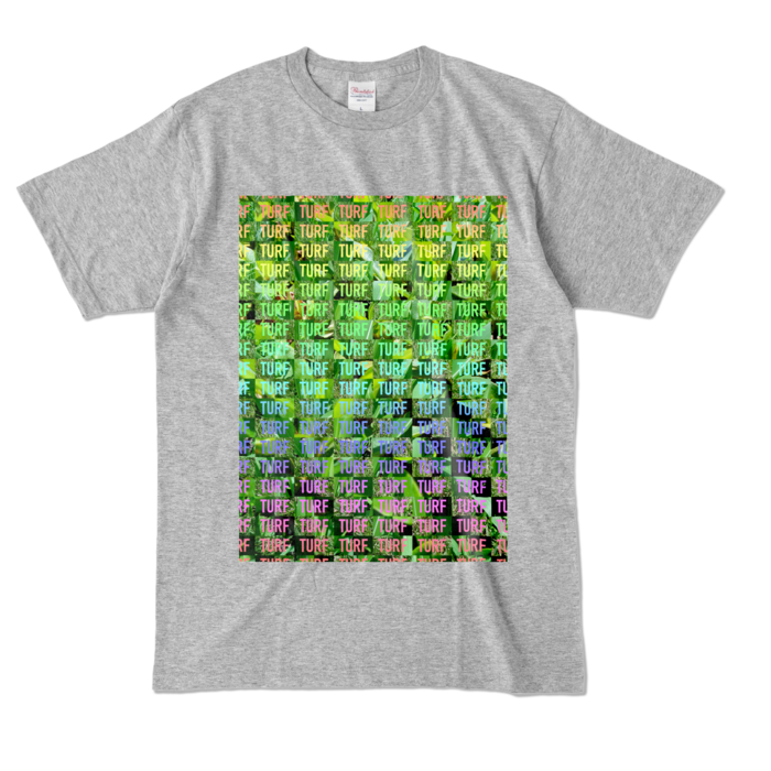 カラーTシャツ - L - 杢グレー (濃色)