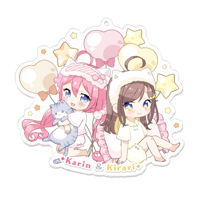 アクリルキーホルダー - 100 x 100 (mm)