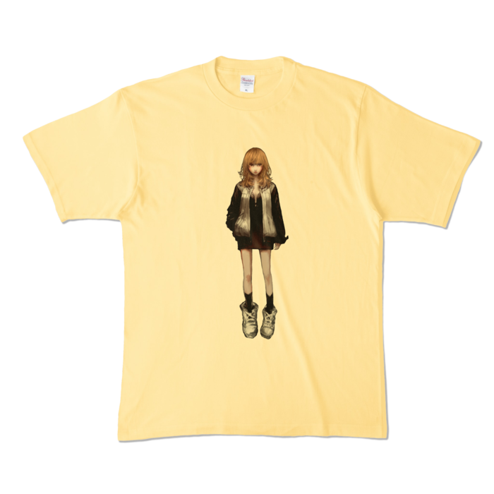 カラーTシャツ - XL - ライトイエロー (淡色)