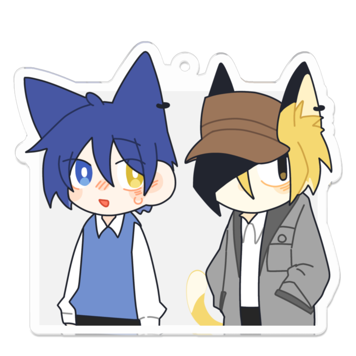 アクリルキーホルダー - 70 x 70 (mm)