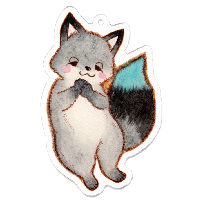 アクリルキーホルダー（コーティング） - 70 x 70 (mm)