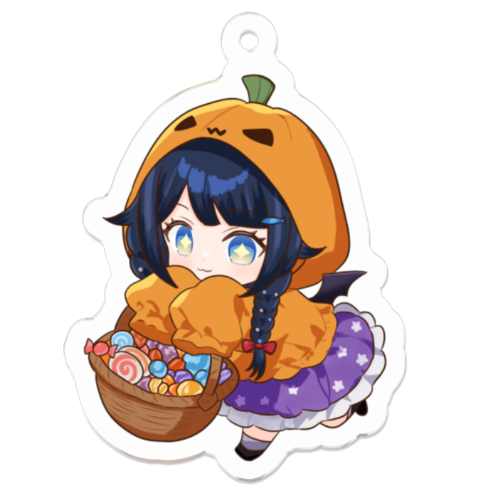 アクリルキーホルダー（コーティング） - 50 x 50 (mm)