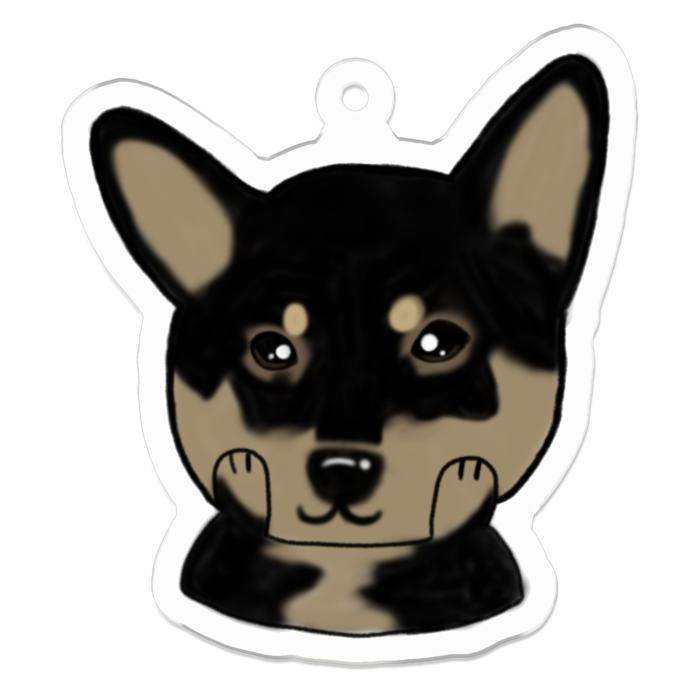 アクリルキーホルダー - 50 x 50 (mm)