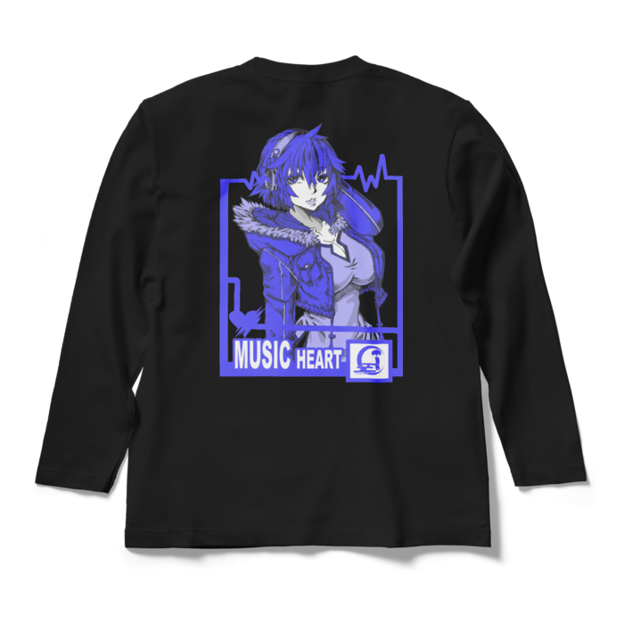 ロングスリーブTシャツ - M - ブラック