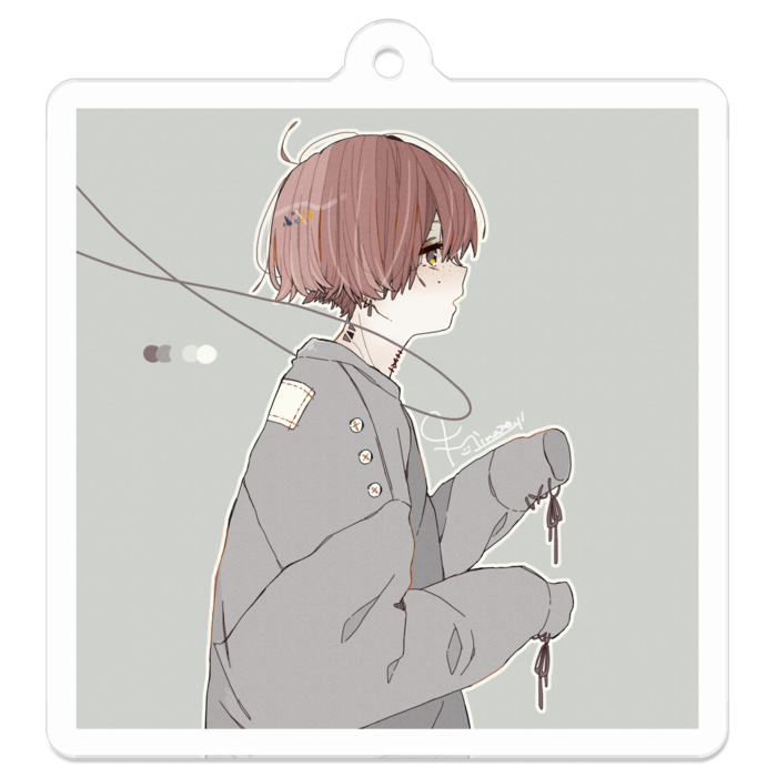 アクリルキーホルダー - 50 x 50 (mm)