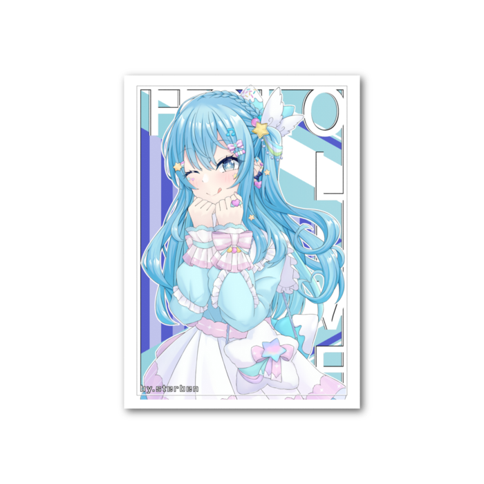 フォト風カード - 縦 - 両面 スーパーアイドル☆コメットちゃん
