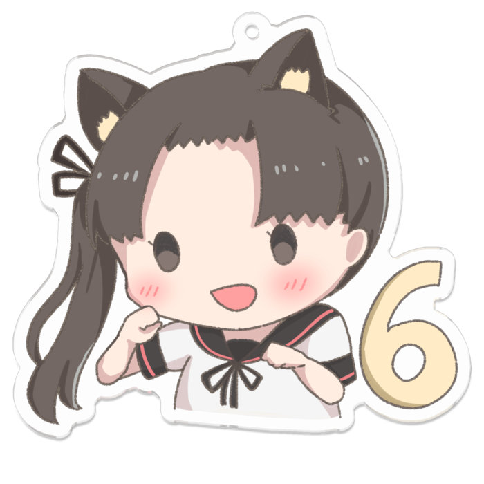 アクリルキーホルダー - 70 x 70 (mm)