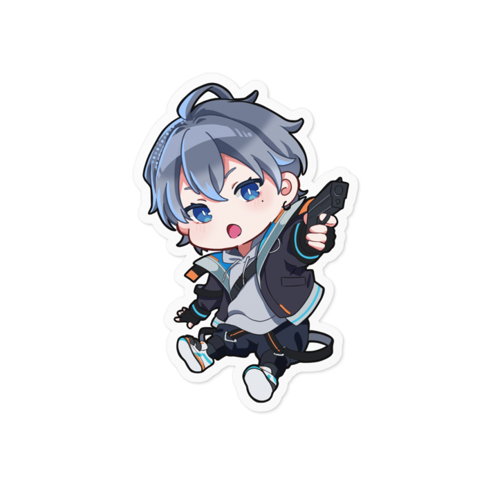 ステッカー(ハンドガン) - 100 x 100 (mm)