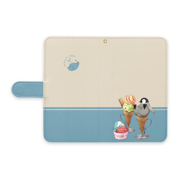 手帳型Androidケース - L - ストラップ穴 あり