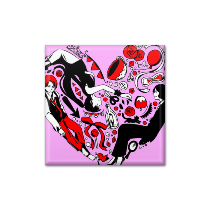 缶バッジ - 四角形40mm