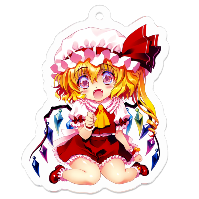 アクリルキーホルダー(コーティング) - 50 x 50 (mm)