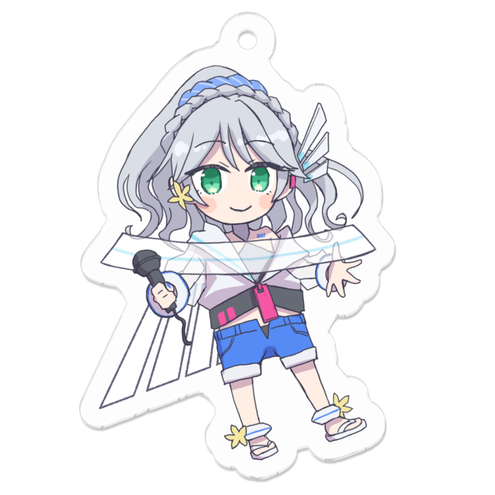 アクリルキーホルダー - 50 x 50 (mm)