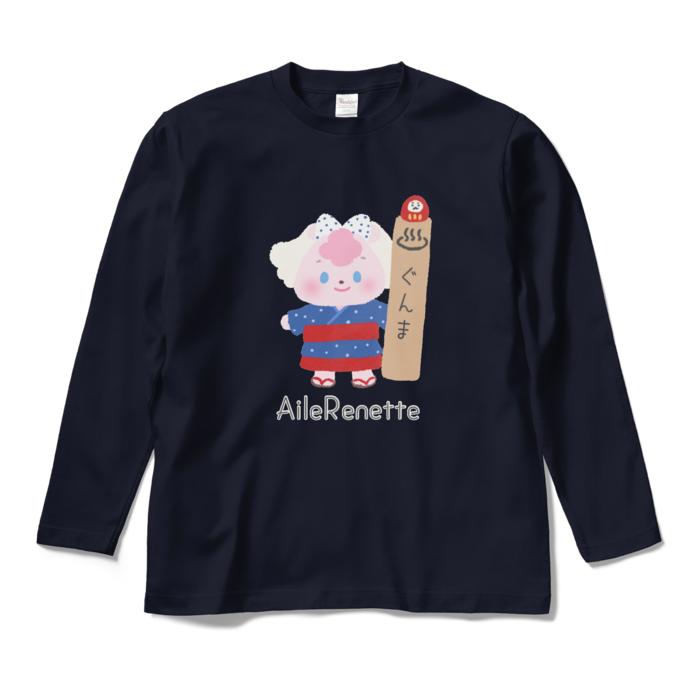 ロングスリーブTシャツ - M - ネイビー