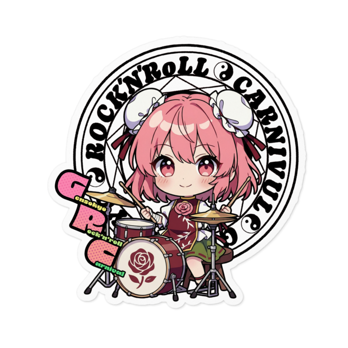 ステッカー - 100 x 100 (mm)