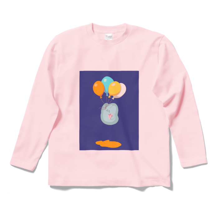 ロングスリーブTシャツ - S - ライトピンク