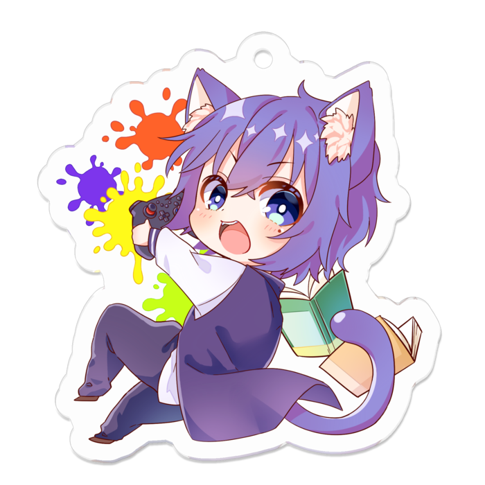 アクリルキーホルダー - 50 x 50 (mm)