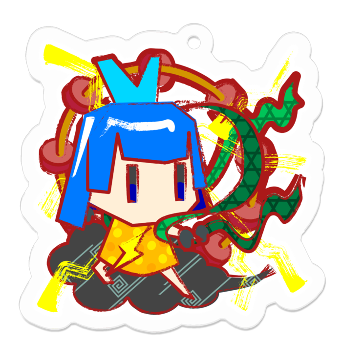 アクリルキーホルダー - 50 x 50 (mm)