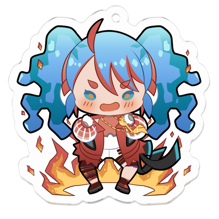 アクリルキーホルダー - 50 x 50 (mm)