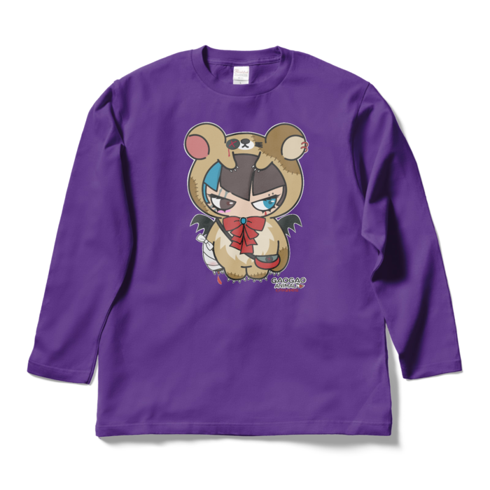 ロングスリーブTシャツ - L - パープル