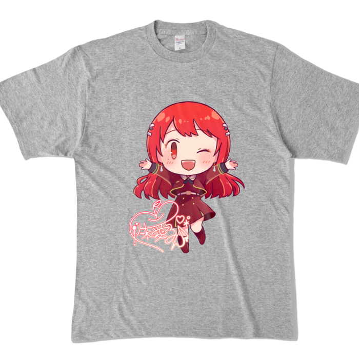 カラーTシャツ - XL - 杢グレー (濃色)