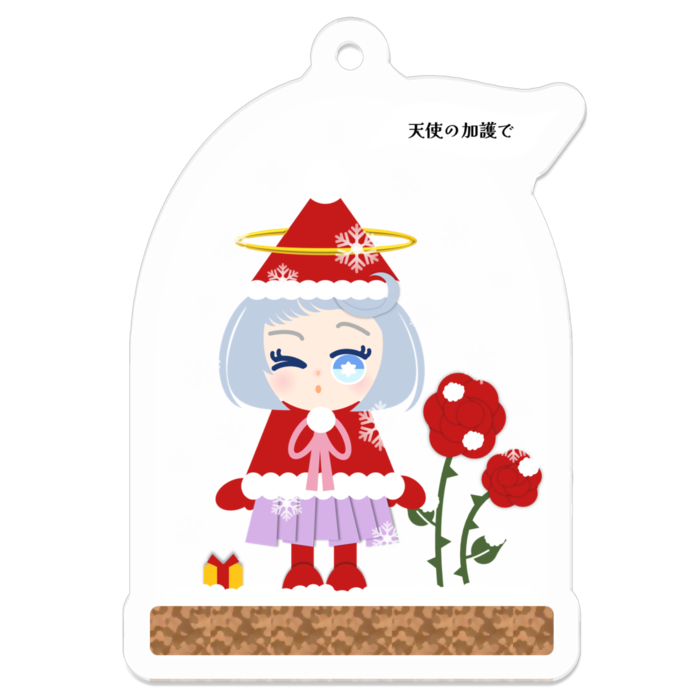 アクリルキーホルダー - 50 x 50 (mm)
