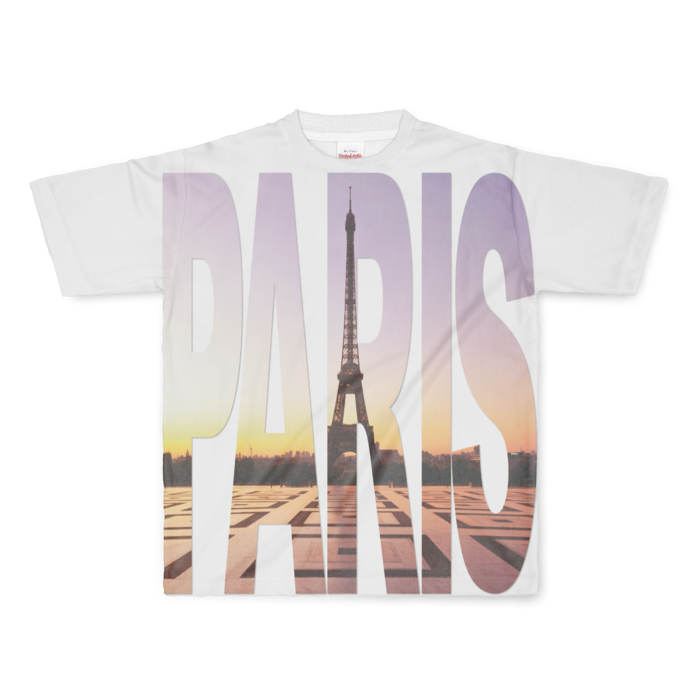フルグラフィックTシャツ - L - 正面印刷のみ