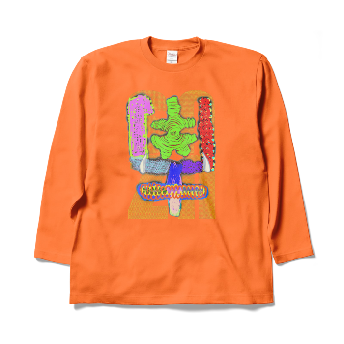 ロングスリーブTシャツ - XL - オレンジ