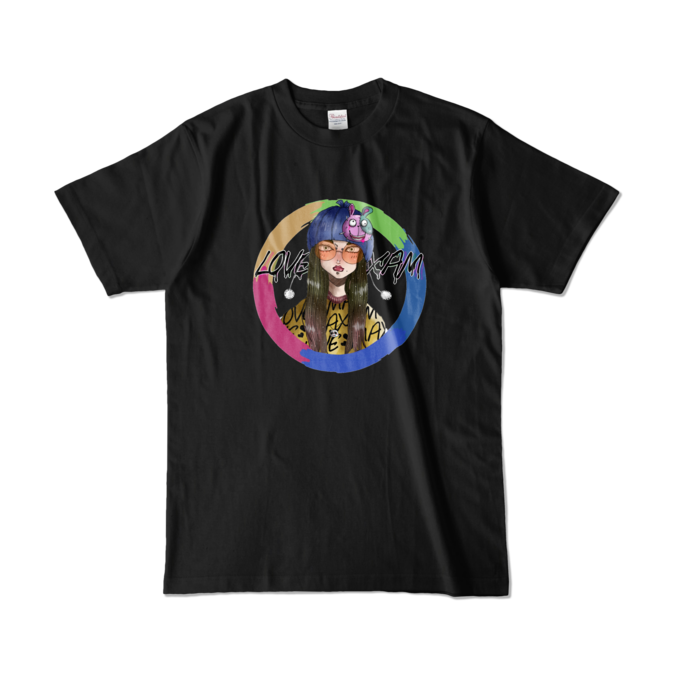 カラーTシャツ - L - ブラック (濃色)