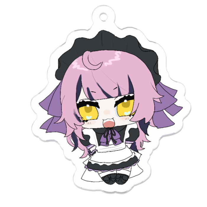 アクリルキーホルダー（コーティング） - 50 x 50 (mm)