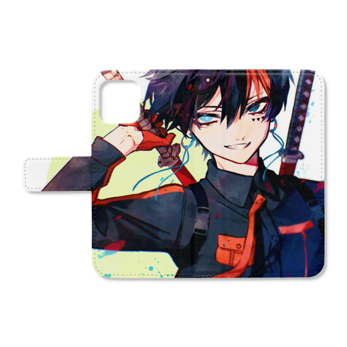 手帳型iPhoneケース - iPhone11Pro - ストラップ穴 あり