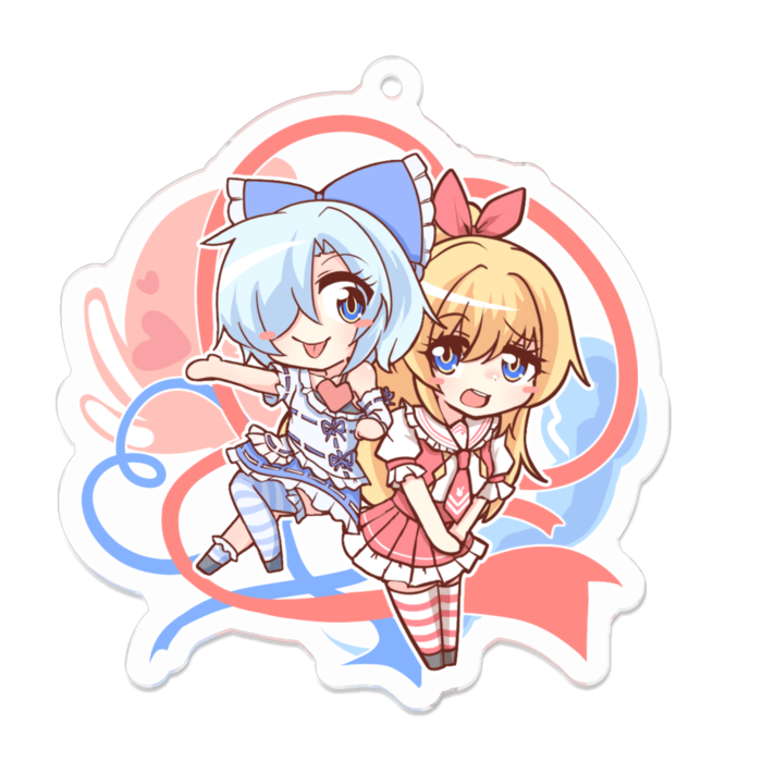 アクリルキーホルダー - 70 x 70 (mm)