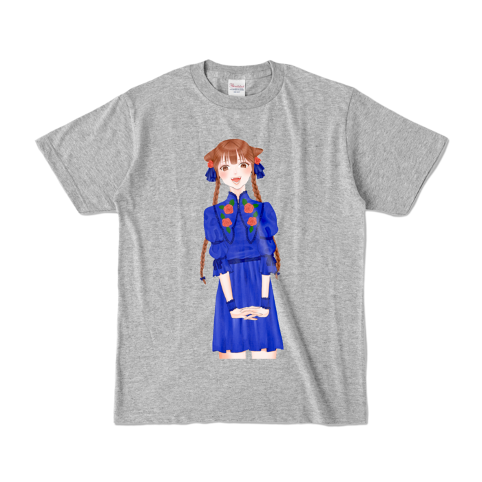 カラーTシャツ - S - 杢グレー (濃色)