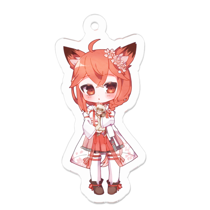 アクリルキーホルダー - 50 x 50 (mm)