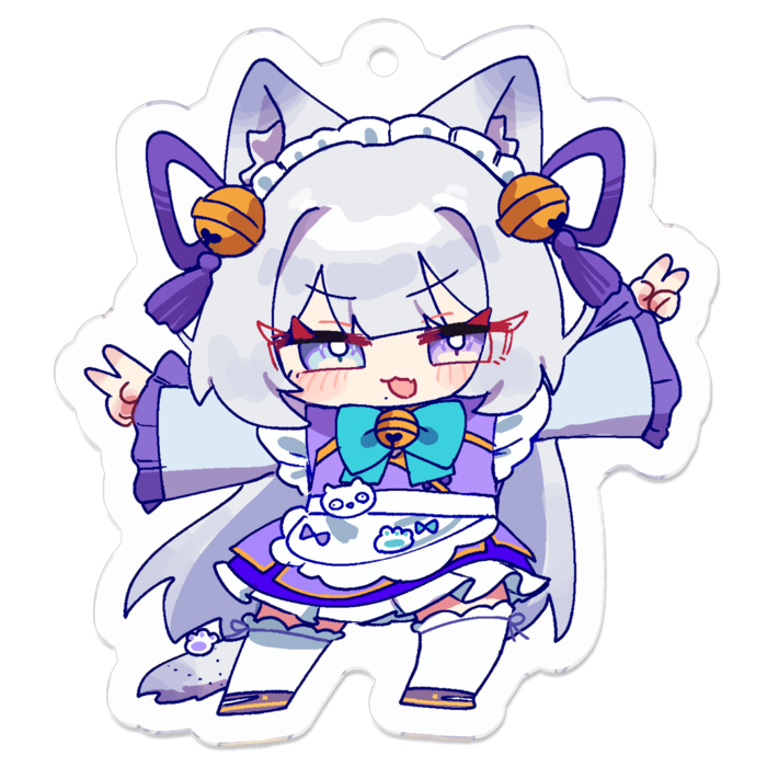 アクリルキーホルダー - 50 x 50 (mm)