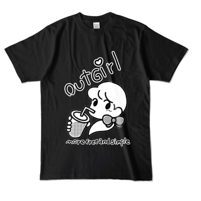 カラーTシャツ - L - ブラック (濃色)