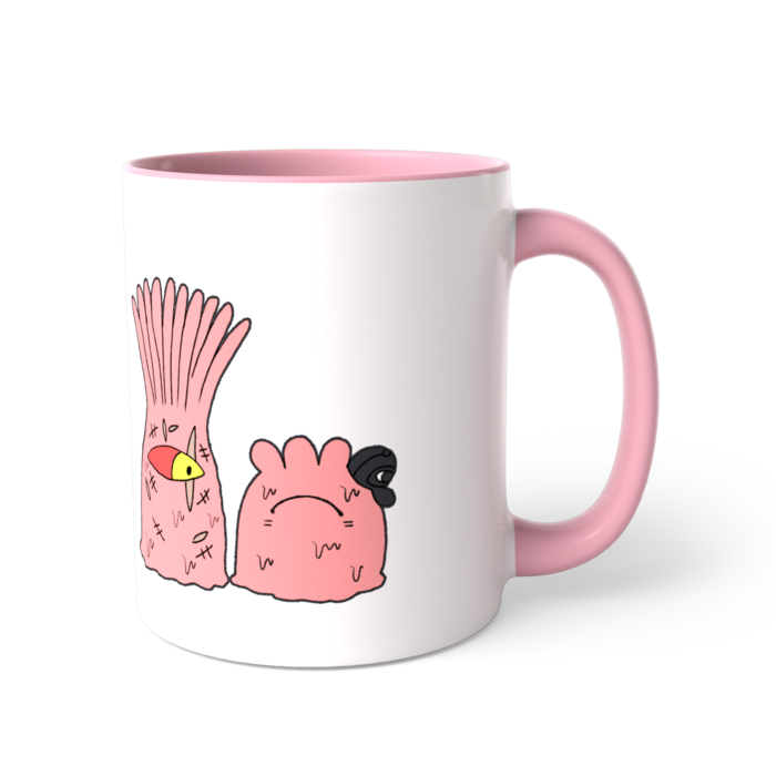 ツートンカラーマグカップ - 直径 8.2cm / 高さ 9.5cm